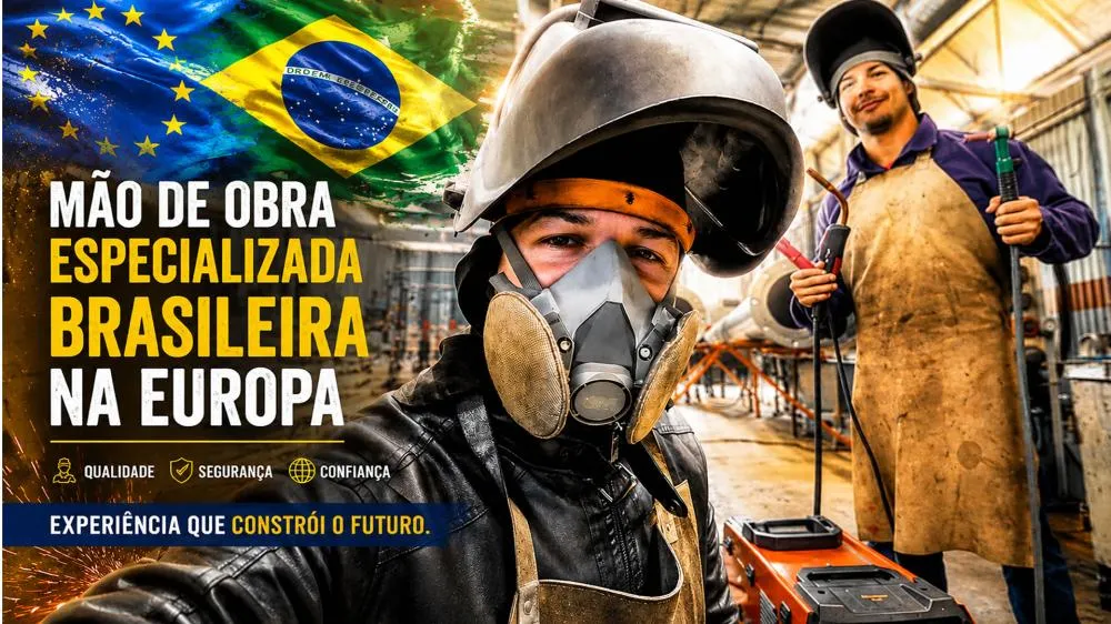 Brasileiro conquista espaço internacional com talento e técnica na soldagem