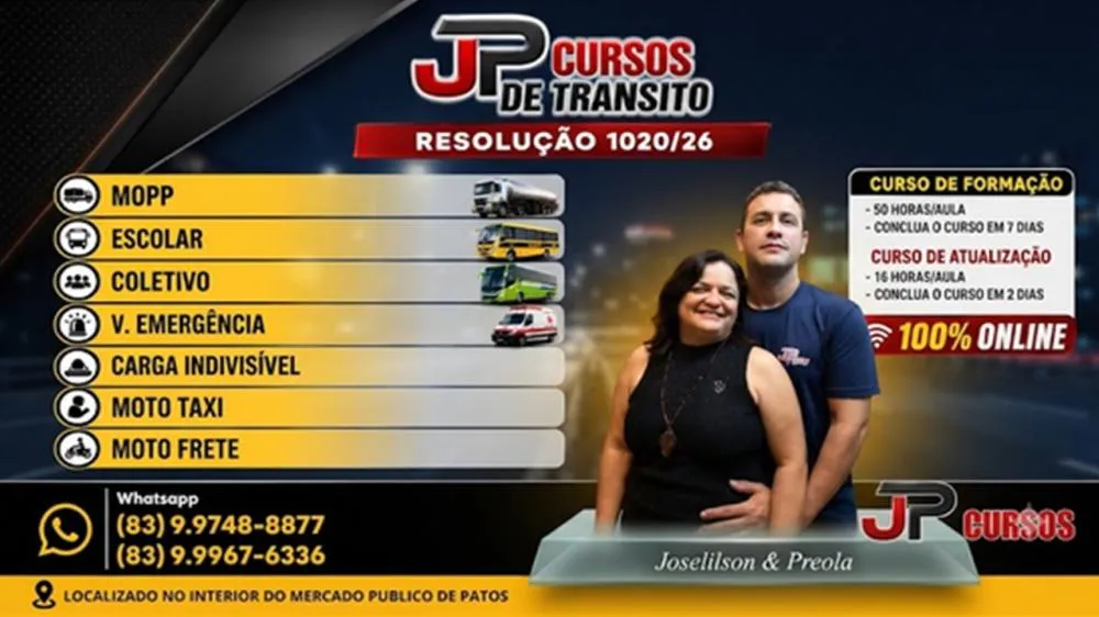 JP Cursos de Trânsito amplia oferta de capacitação com cursos 100% online